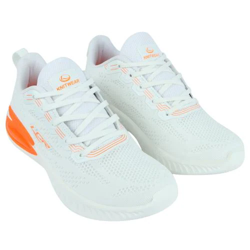 Lancer ROCKY-1WHT-ORG White Orange Sports Shoes
