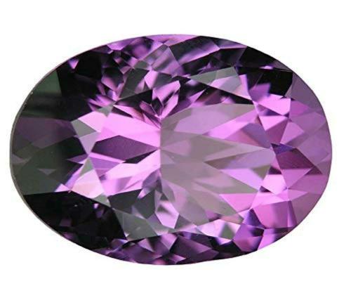 BAGUE Natural CrystalCetified Amethyst Gemstone 7 Carat