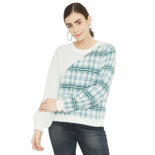 MADAME Green Sweater for Women
