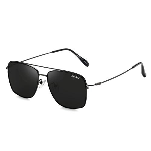 Buy Grey Jack Polarized Uv400 Protected Rectangular Sunglasses For Men