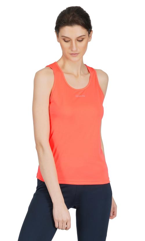 Vendure Sports Women's Running Tank Top - Neon Orange