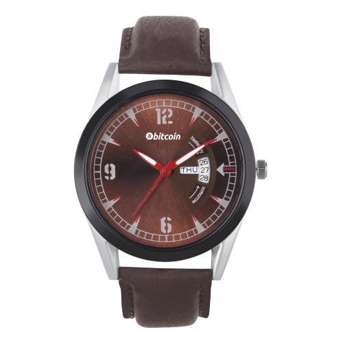 BITCOIN Wrist Watch For Men With Day & Date Indicator