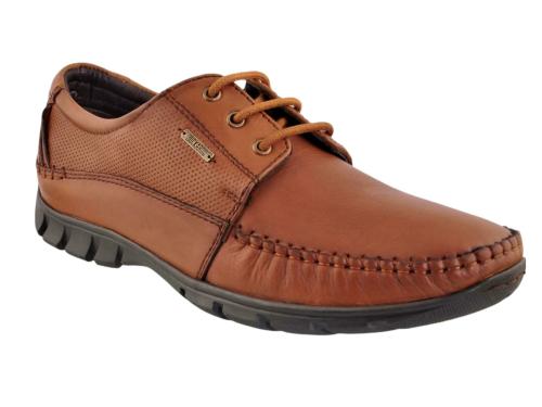 Buckaroo: DUTCH Genuine Leather Tan Casual Shoes For Mens