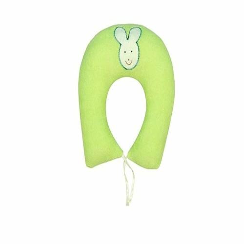 Little Boo New Born Baby Soft Neck Supporting Pillow for Head Shaping Baby (0-12 Month) Valvet Pack of 1