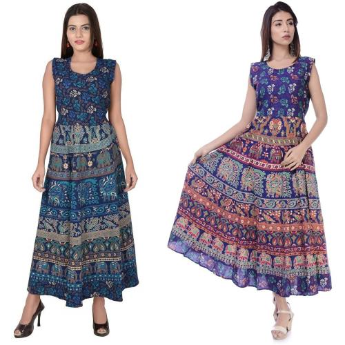 Alvano Women Maxi Multicolor Dress