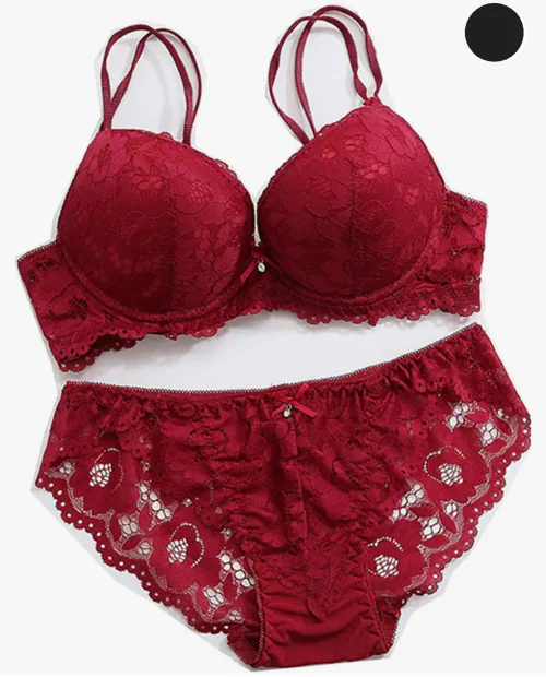 Buy Rixcy Women's Lace Push Up Bra & Panty Set Online at Best
