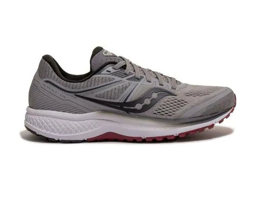 Saucony Men's OMNI 19 Running Shoe, ALLOY/BRICK