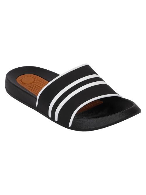 YUUKI RODIES II BLACK / WHITE Flip-Flops & Slippers Men