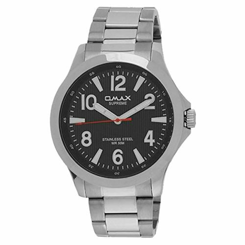 OMAX Analog Silver Watch Rose Gold Dial With Rose Gold Strap for Men - SS424