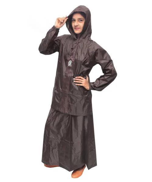 Goodluck Women's Raincoat & Skirt-Top