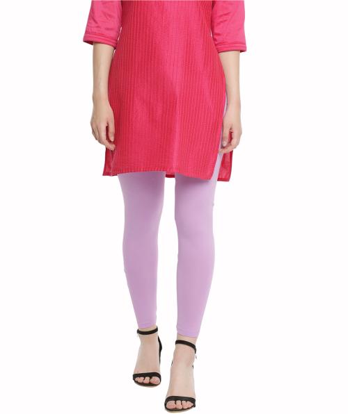 Dollar Women's Missy Pack of 1 Cotton Slim Fit Moving Mauve Color Ankle Length Leggings