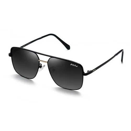 Buy Grey Jack Material Polarized Uv400 Protected Rectangular Sunglasses