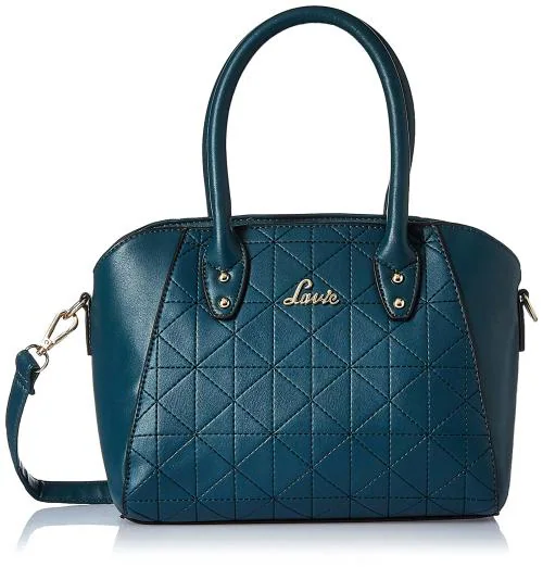 LAVIE SIRIUS DLX N SATCHEL Green Handbags