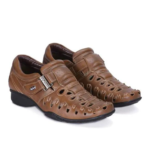 Big Boon Mens Roman Casual Sandals (Brown)