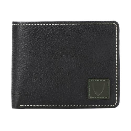 Hidesign Men Black Leather Wallet