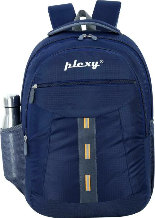Plexy Blue Polyester Laptop Backpack 35 L