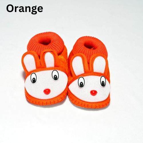 A K Enterprises Boys & Girls Baby Shoes | Breathable Mesh Slip-on Sneakers | Shoe for Baby | Orange | Age-3-6 Month