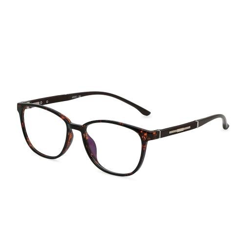 Vast Unisex Round Blue Cut Anti Glare UV Protection Full Frame Spectacles Glasses For mobile, Laptop, Tablet, Computer - (8005) (Zero Power)