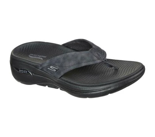 Skechers GO WALK ARCH FIT SANDAL - AST Black Sandals for Women