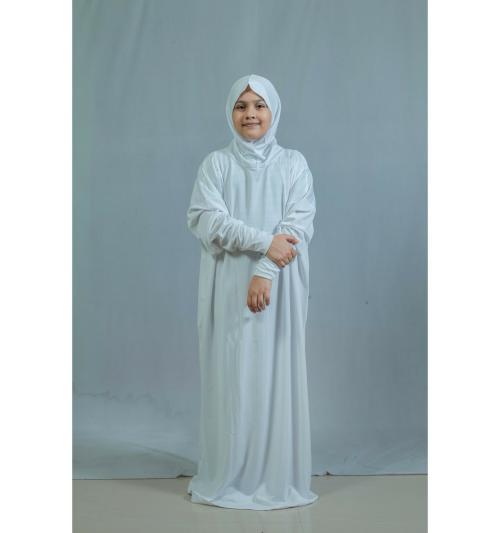 6T6 APPARELS JILBAB Abayas & Burqas_WHITE_S