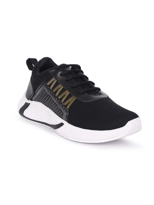 Aadi Men's Black Mesh Outdoor Casual Shoes