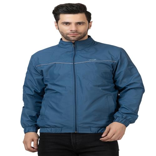 YAQR Men Airforce Solid WindCheater Jacket