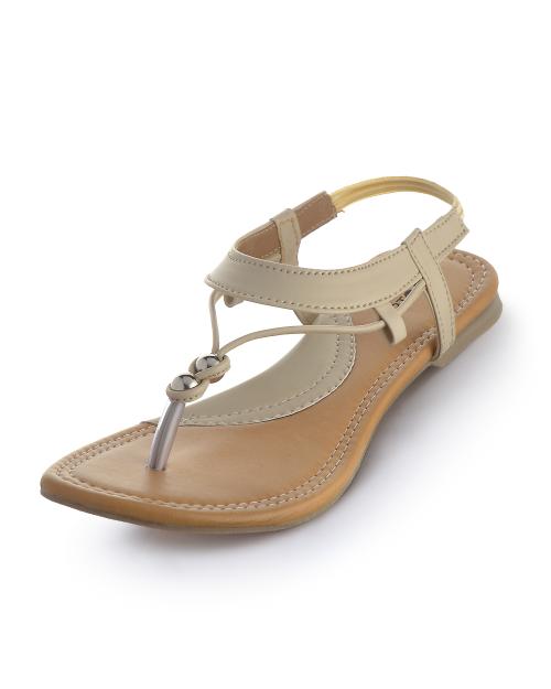 Footsoul Women's Emoons Flats (Cream) (FSL-151-03)