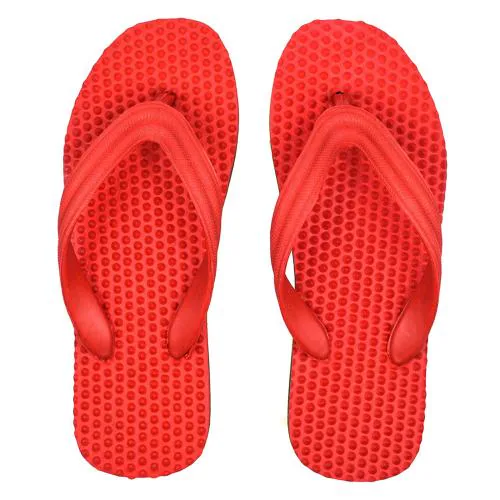 Polita Kids Red Flip Flops Slipper (3 Uk)