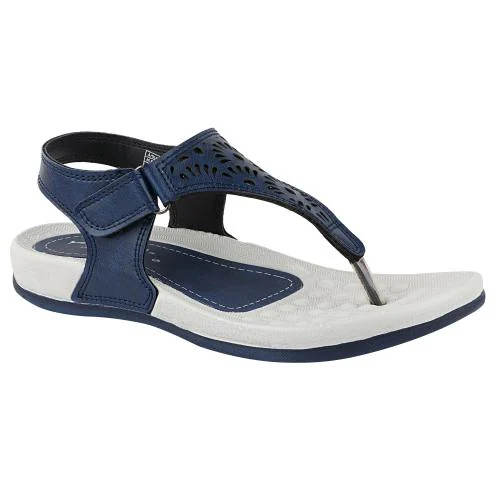 WELCOME Navy Slippers for Women