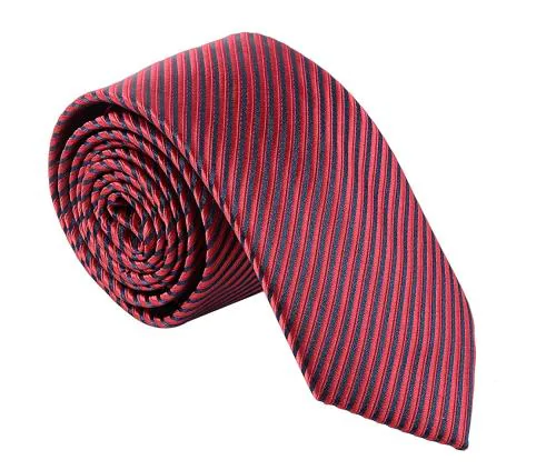 Leonardi Men Maroon Microfiber Necktie