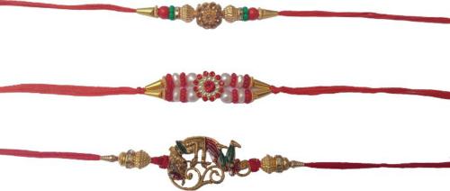 Buy Bhavya Sales Multicolor Rakhi Set For Men And Women - Mangalam73 ...