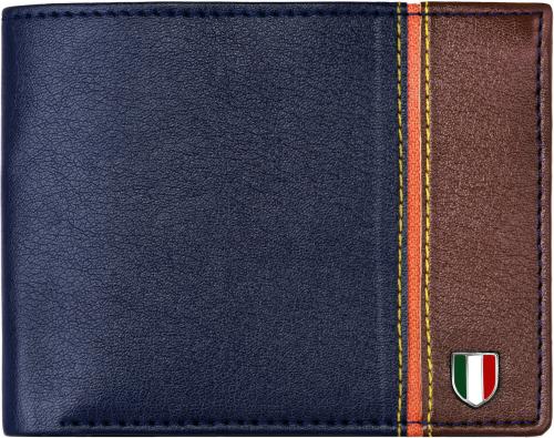 Giovanny BlueBrown Genuine Leather Wallet For Men