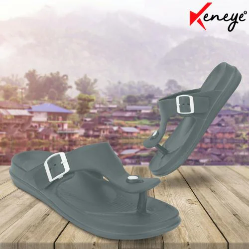 Keneye Extra Soft & Comfortable Arch Support Fit DGrey Flip Flop Slipper For Men's