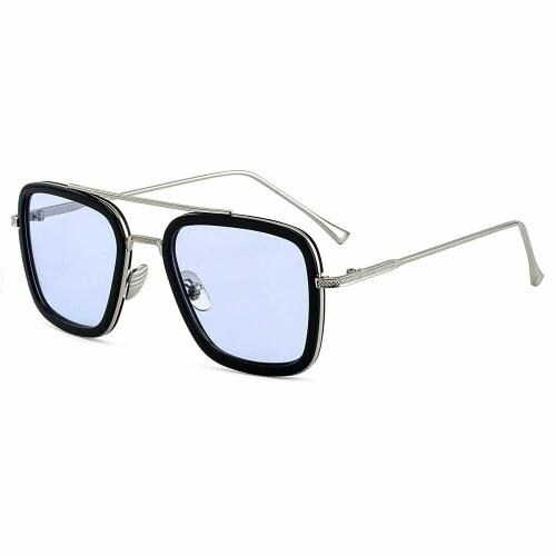 Tz Smart Stylis Tony Stark Avenger Iron Man Sunglasses Rectangular. Men's & Boy's Square Sunglasses Incomplete