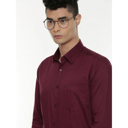 White House Light Maroon Mens Shirt