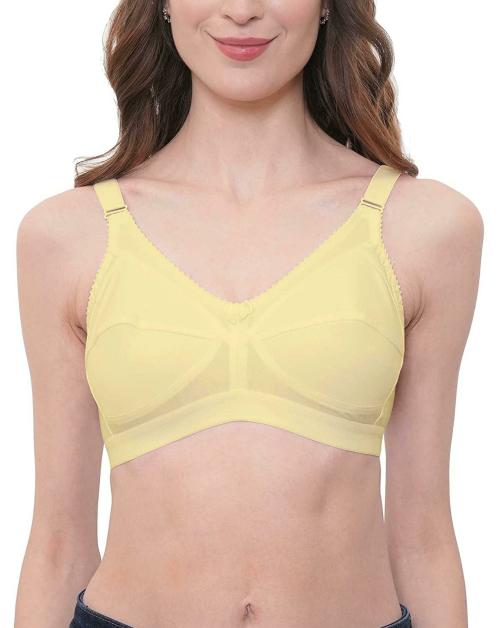 Eve's Beauty Women Beige 42D Full Coverage Cotton Bra (42D)