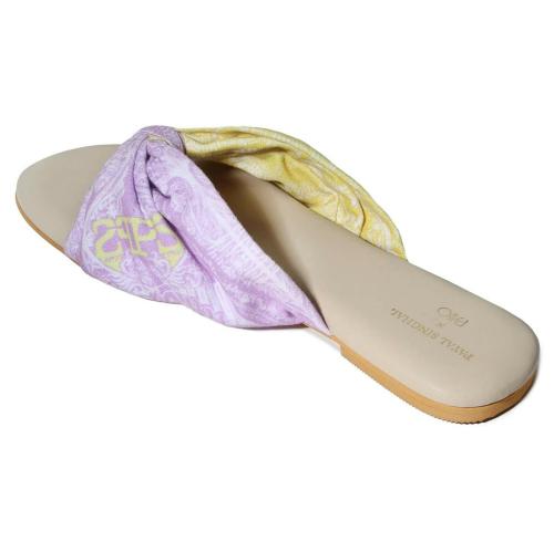Paio Women Flats (Purple, Yellow)