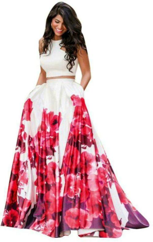 VKARAN Women Multicolor Floral Art Silk Lehenga Choli Set