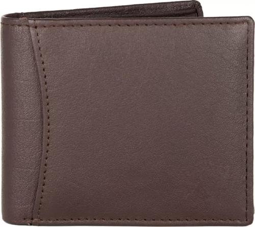 Ree Cope Brown Genuine Leather 12 Card Slots Men RFID Wallet