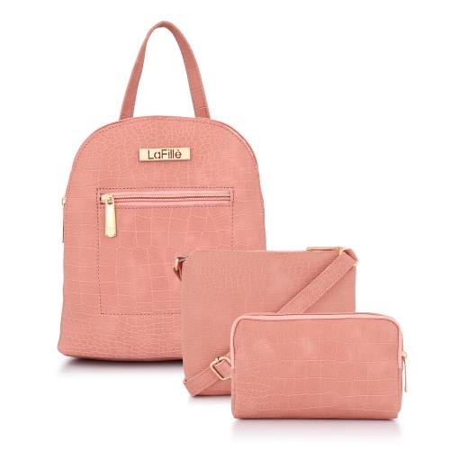 LaFille DGN264 Fashion Backpacks | 3 Pcs Set