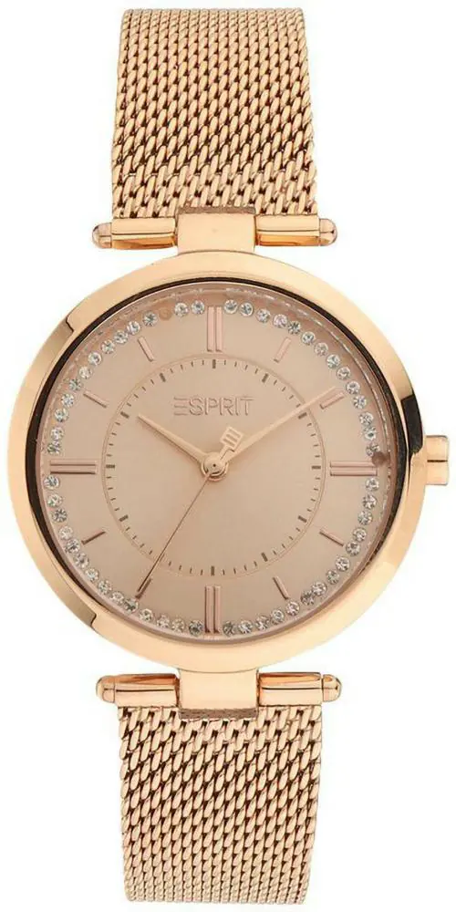 Esprit Analog Rose Gold Watch For Women (Es1L251M0065)