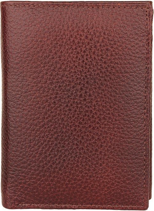 ALW Men Brown Genuine Leather Wallet