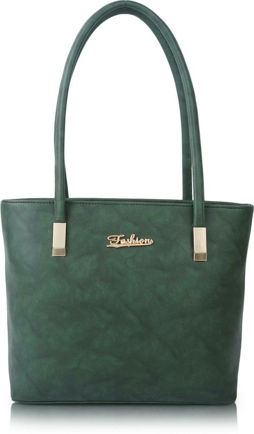 PEARLUXIS Women Green Shoulder Bag (hnm-blue-rolerrr-chainlupi)