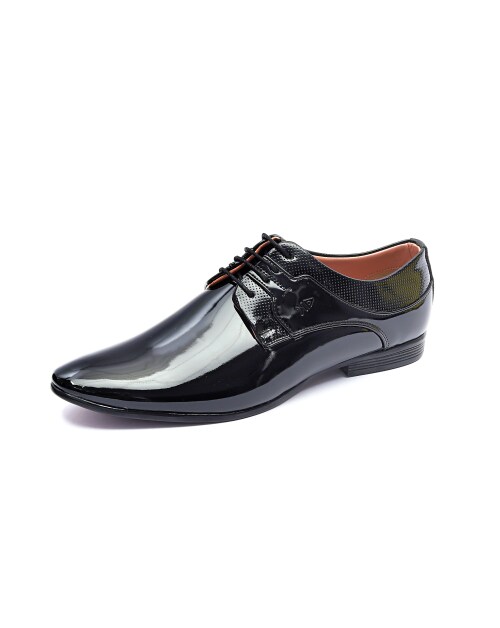 Buy Advick Black Patent Formal Shoes For Men Lace Up WCPK72BLK8