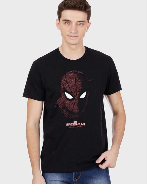 Free Authority Men Spider-Man: Far From Home Black Tshirt