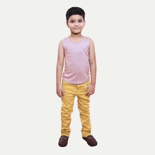 Rad Prix Teen Boys Pink Solid Tank Top