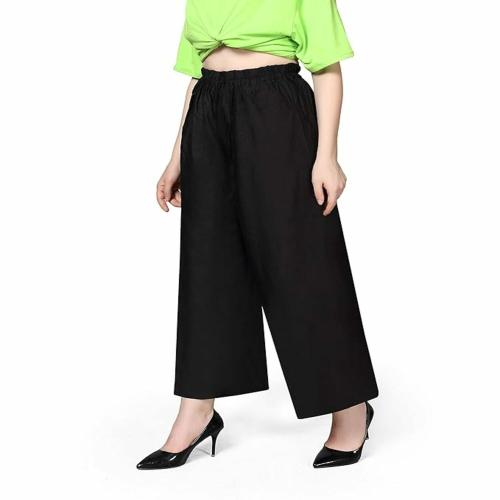 Human Clothes Women's Premium Regular Fit Rayon Palazzo Free Size Upto 2XL