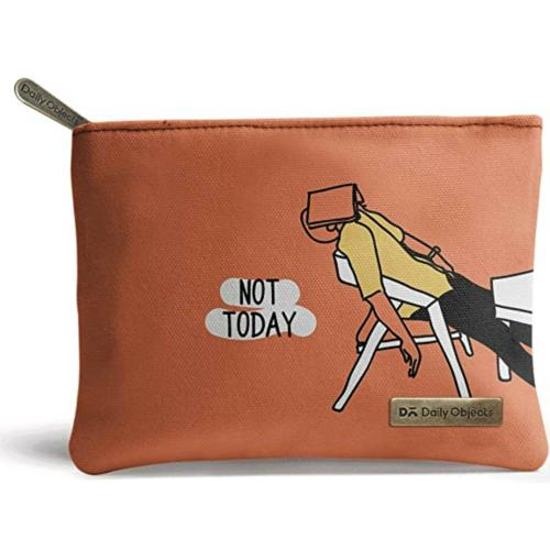 DailyObjects Womens Not Today Stash Pouch (Not-Toda-Dob-Clutch-Sml)