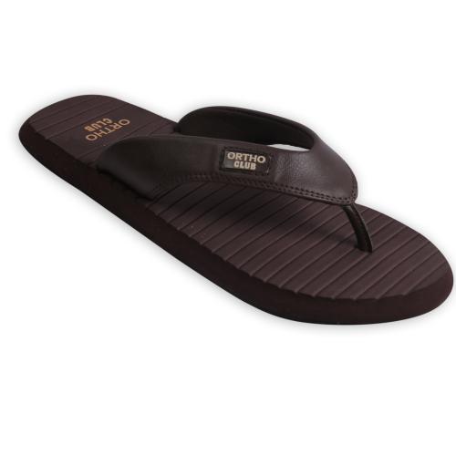 ORTHO CLUB Ultra Soft Ortho Slippers for men Orthopedic Non-Slip Lightweight Durable Cushion Comfortable Flat Casual Stylish Chappals and House Flip flops For men UK 10