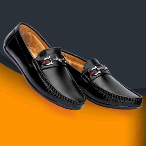MARRONI Premium Loafer Casual Sheos For Men Loafers For Men (Black)